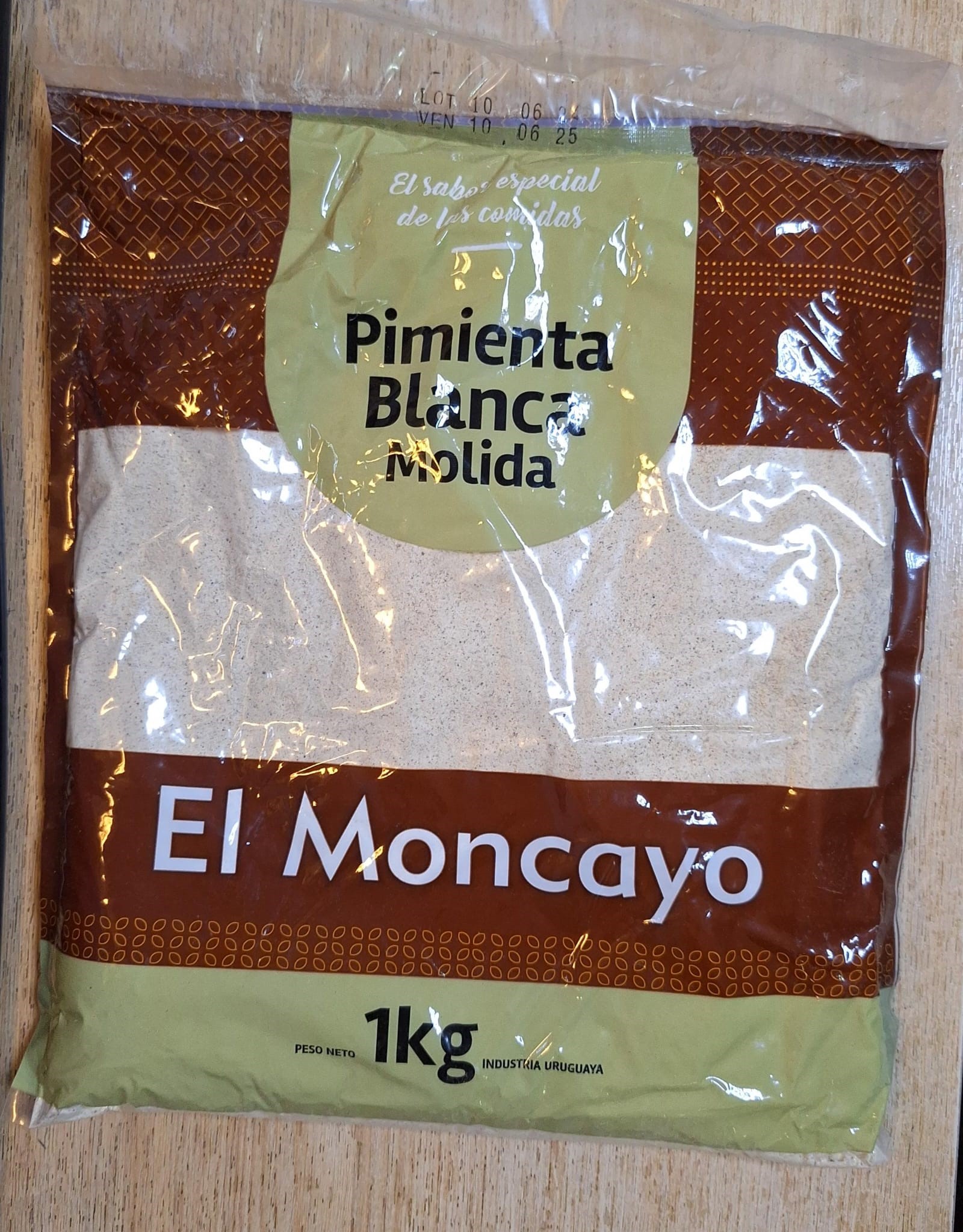 PIMIENTA BLANCA MONCAYO DE 500 GRS
