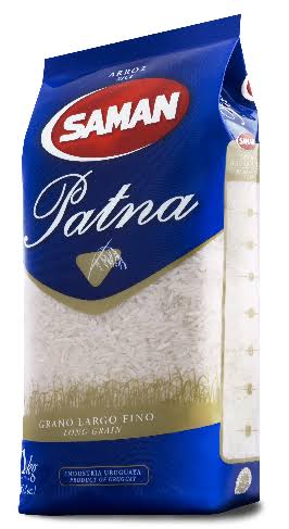 ARROZ SAMAN PATNA AZUL DE 1KG 
