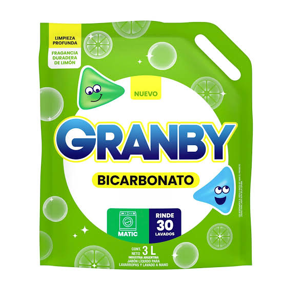 JABON LIQUIDO GRANBY 3 LITROS LIMON