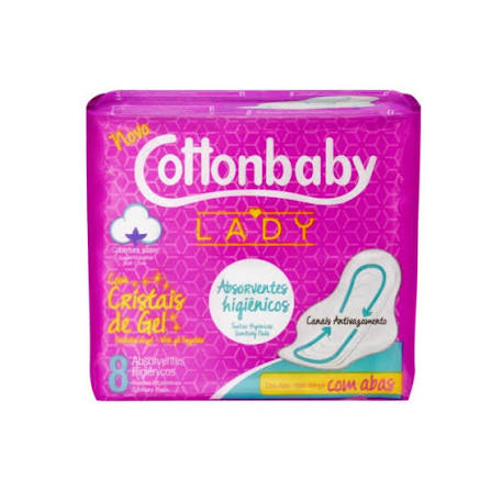 TOALLAS COTTONBABY CON ALAS X 8