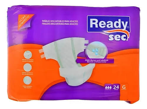 PAÑAL READY SEC X 24 TALLE G