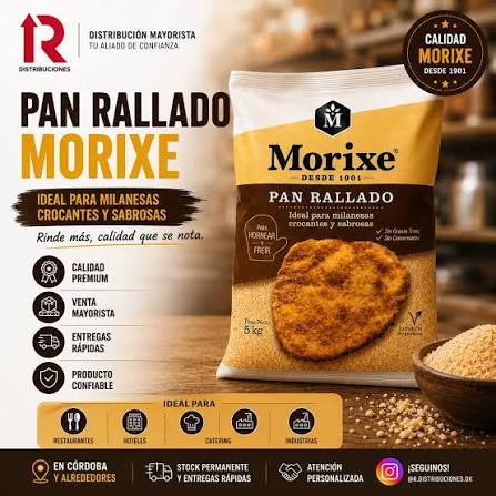 PAN RALLADO MORIXE X 5 KG