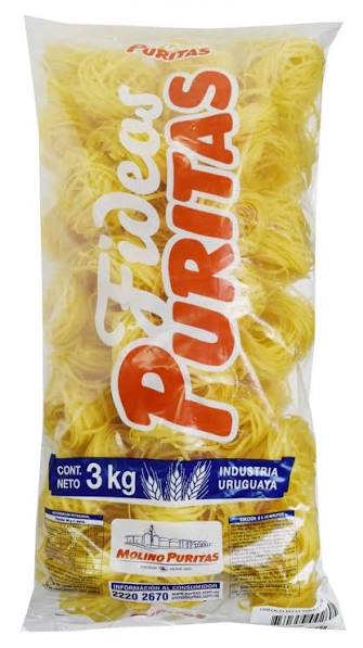 FIDEO PURITA 3 KG NIDO 